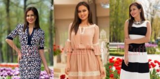 Rochii de zi colorate si lejere pentru vara rochii-de-zi